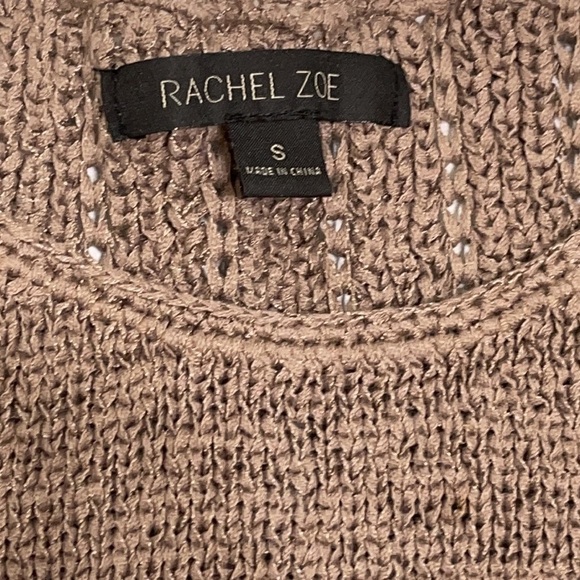 Rachel Zoe Tan Knit Sweater Size S - Picture 12 of 14